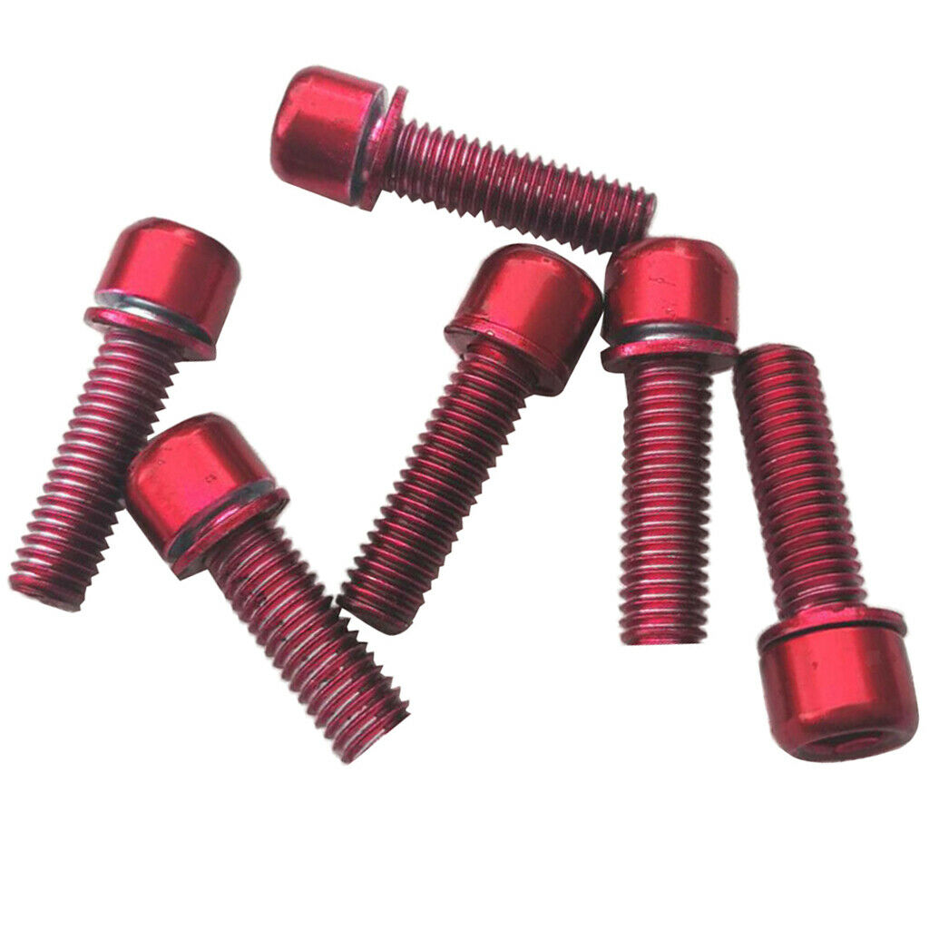 12Pcs Mountain Road Bikes Hex Socket Screws Carbon Steel Bolts for Rear Rack