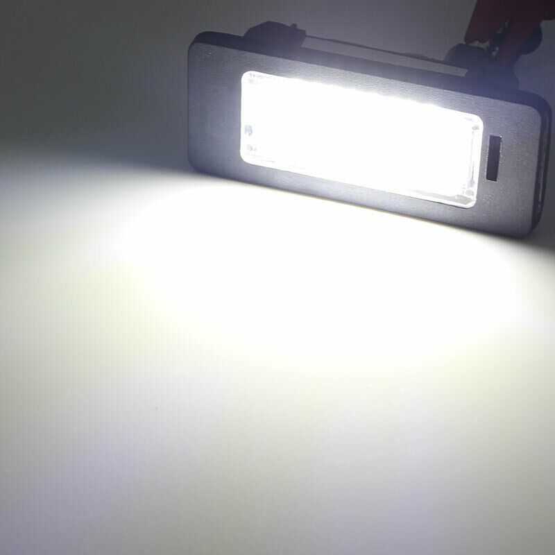 2Pcs Canbus LED Number Plate For BMW Number License Plate Light Lamp White