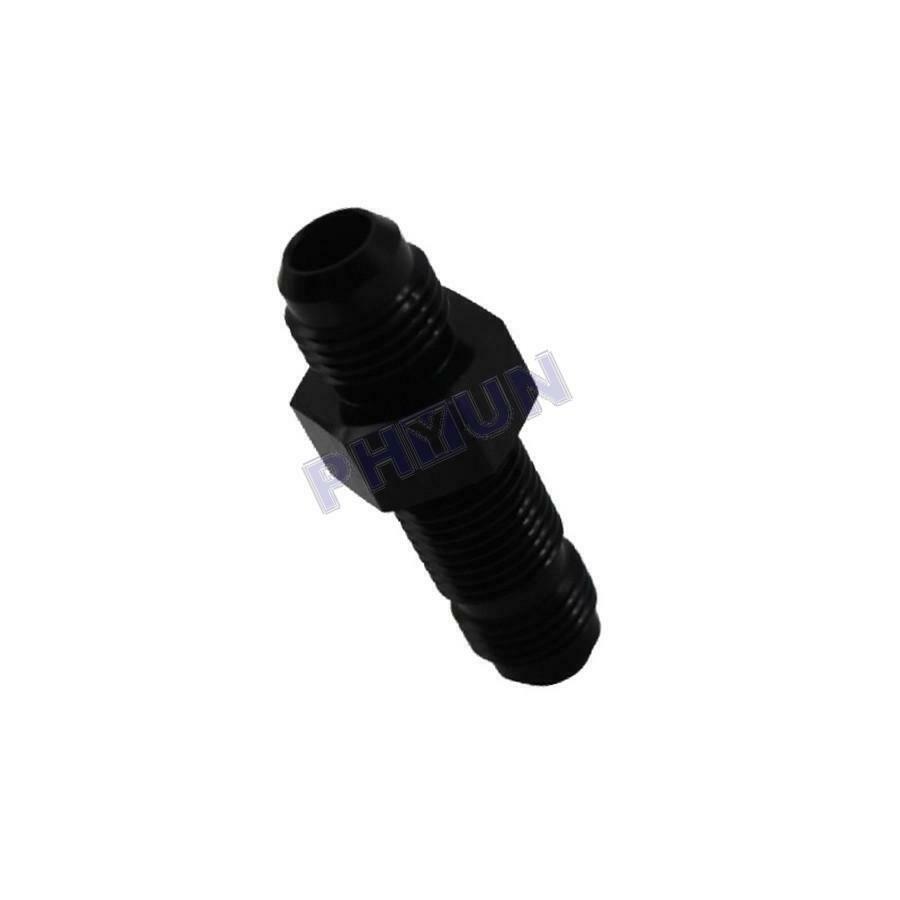 2 x AN6 (6AN) Male to Male Straight Bulkhead Fitting w/ Nut Fitting Adapter