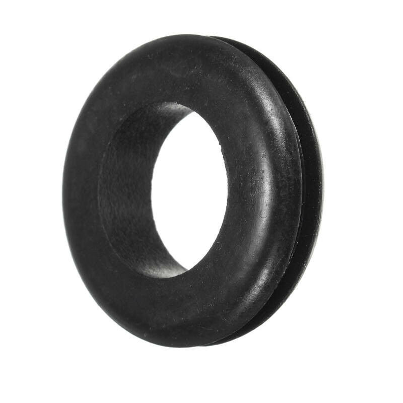 125pc Black Rubber Grommet Assortment Set Firewall Wiring Electrical Wire Gasket