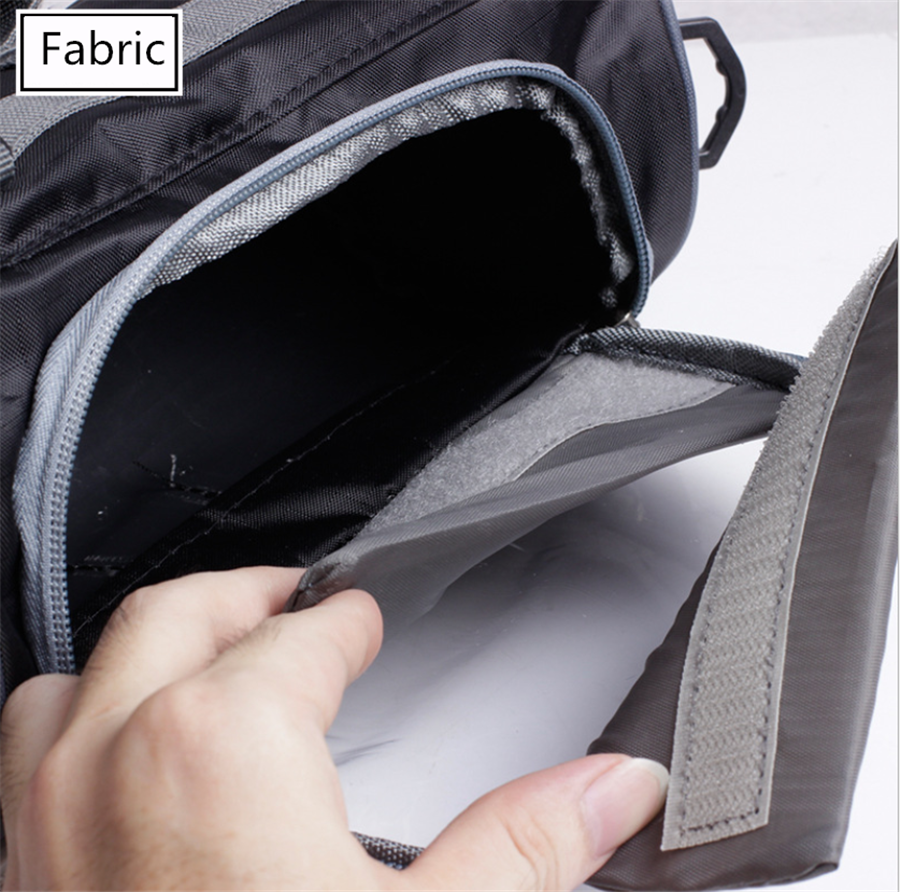 Multi-Purpose Motorcycle Handlebar Bag/Cross-body Bag spacious U-zipper Pouch