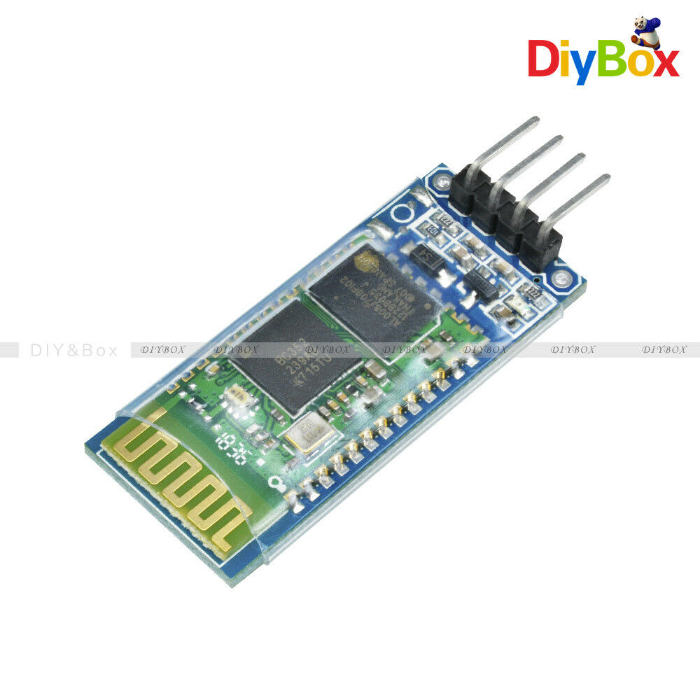 Wireless Serial Bluetooth RF Transceiver Module 4 Pin HC-06 RS232 With backplane