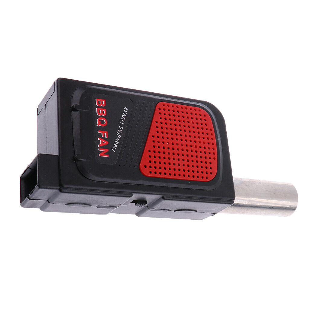 Portable Electric Barbecue BBQ Fan Air Blower Fire Bellows Camping Cooking