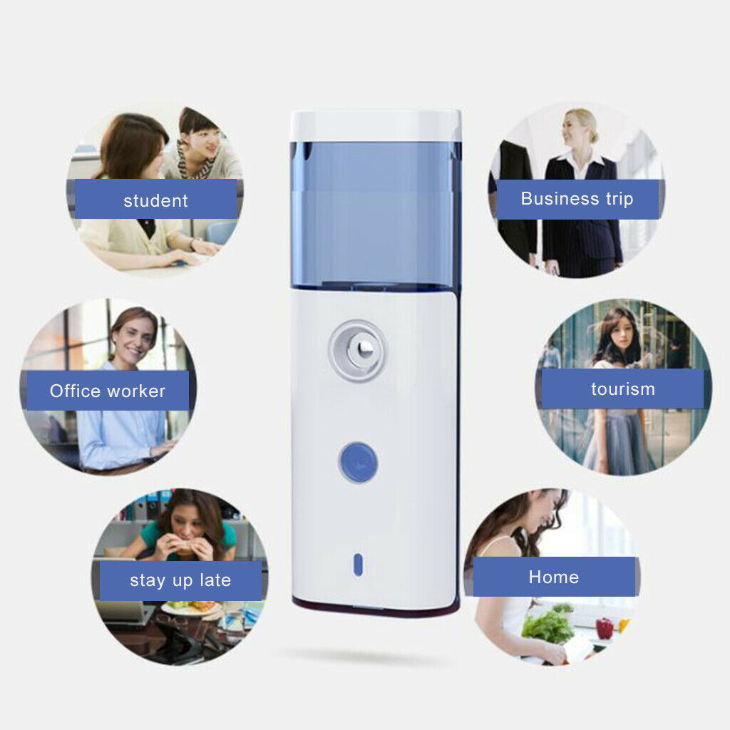 Mini Portable 18ml Nano Face Mist Sprayer Steamer USB Facial Mister Makeup