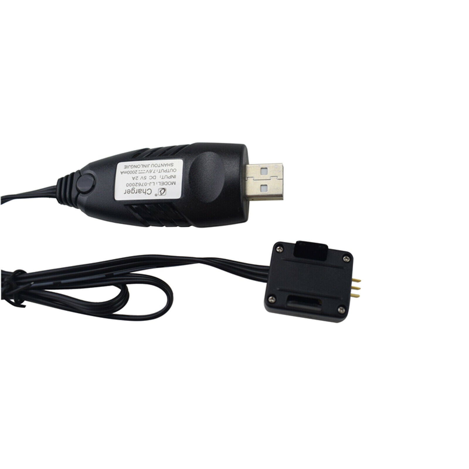 7.6V RC Drone USB Charger Li-po Battery Charging Cable for Z6 HS175 D65