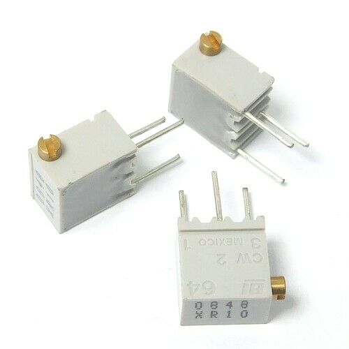 [40pcs] 64XR10LF Potentiometer 10 Ohm THT