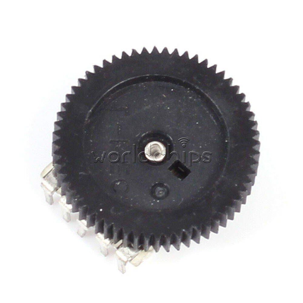 10PCS 10K A103 Duplex Gear Potentiometer A10K 16x2mm 5pin for Radio MP3 MP4