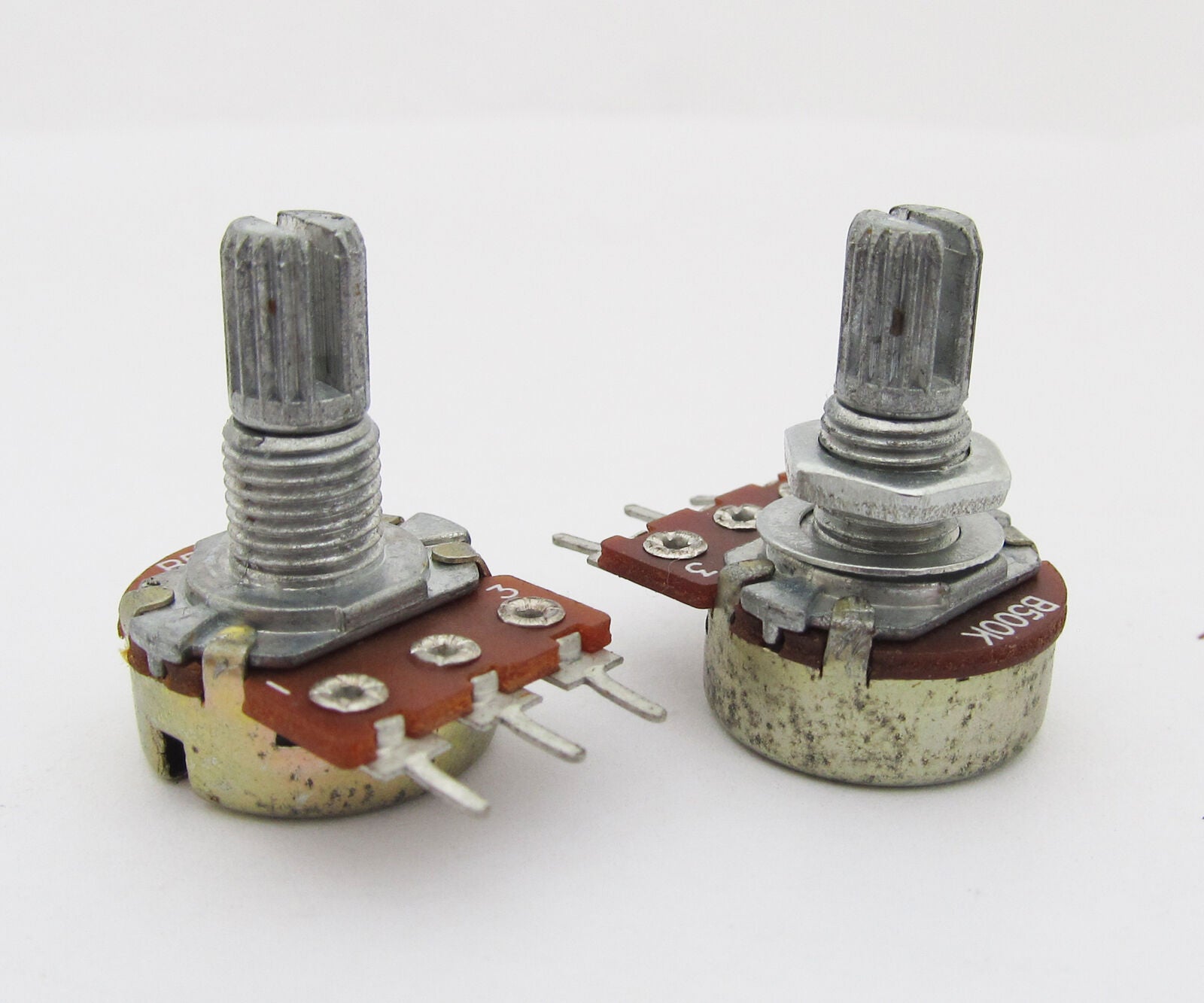 10pcs B20K 20K Potentiometer Pots Shaft S 15mm 3 pin\ Feet
