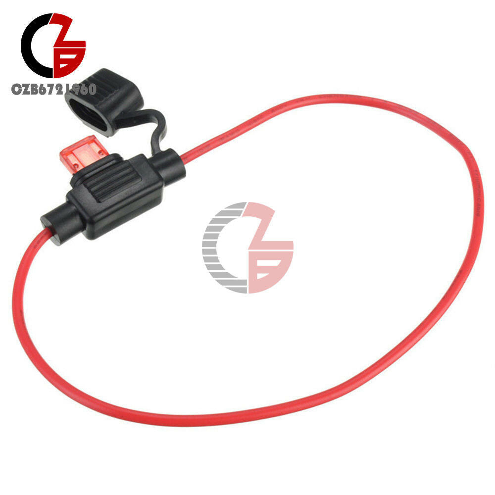 10A Fuse Waterproof Power Socket Mini Blade Fuse Type In Line Fuse Holders