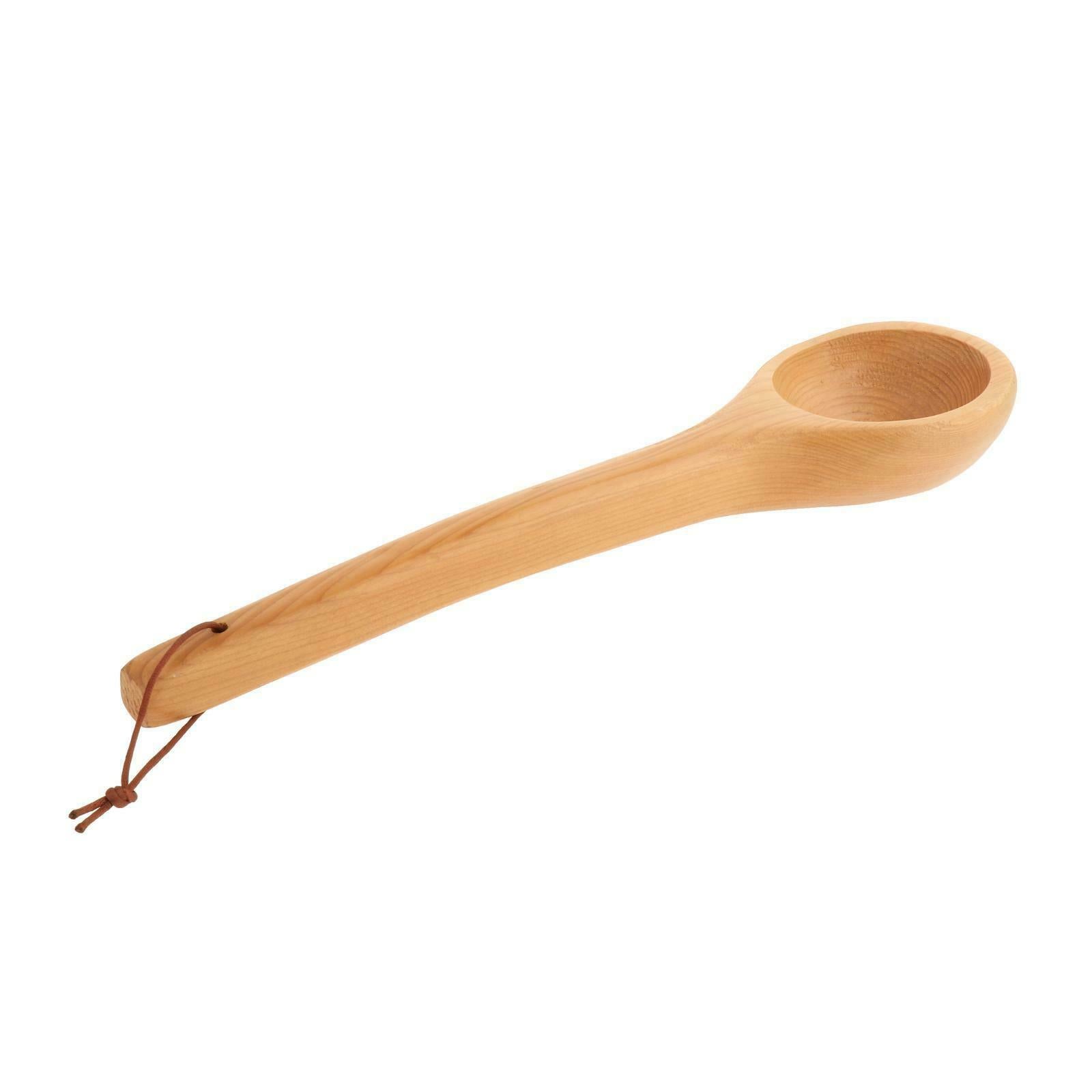 Navaris Wooden Sauna Bucket with Ladle - Essential Spa Accessory for Steam Room