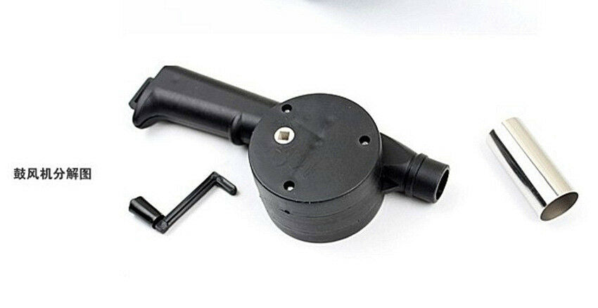 1 Set Outdoor Manual Blower BBQ Supplies Tool Outdooor Cooking Tool Portable