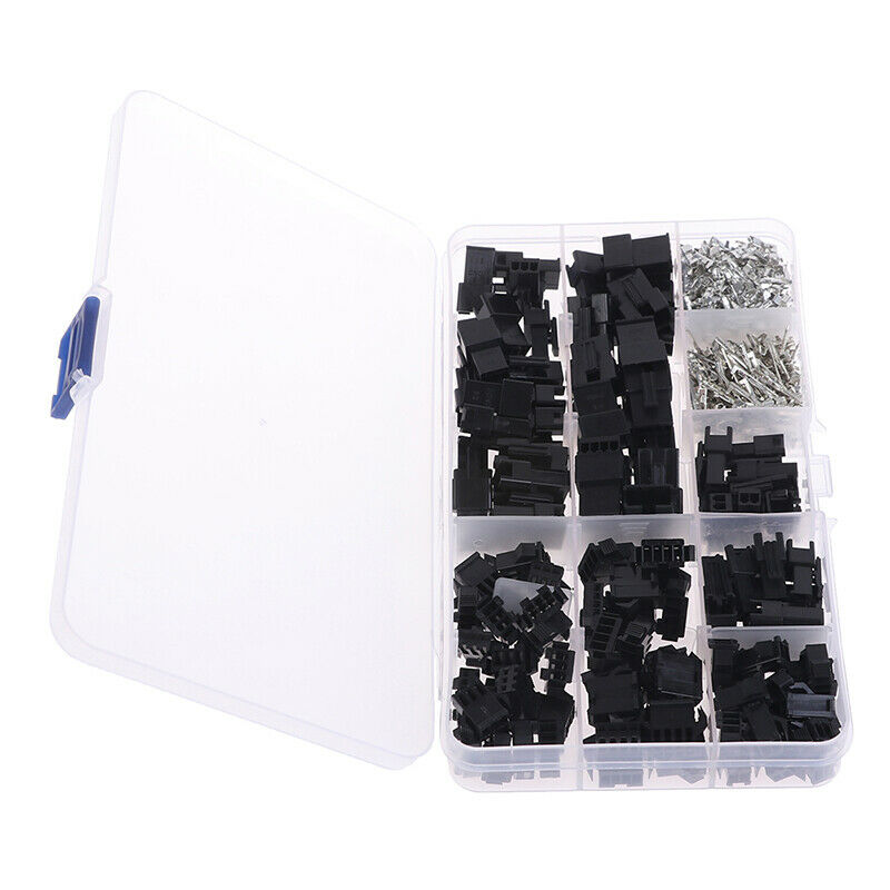 480Pcs SM2.54-2P/3P/4P Dupon Terminal Male/Female Wire Connector Cable Plug  WF