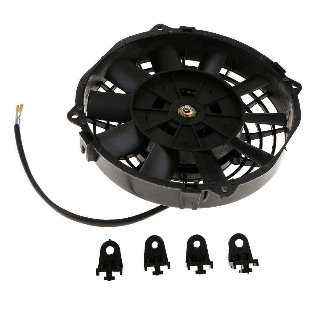 8'' High Quality 80W 12V Car Truck Vehicle Motorcycle Radiator Cooling Fan