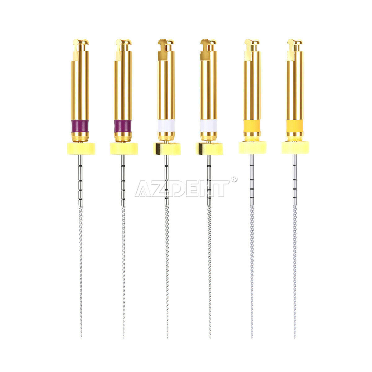 50X Dental NiTi Rotary Endo Canal Root Engine Use File 25MM 13#-19#