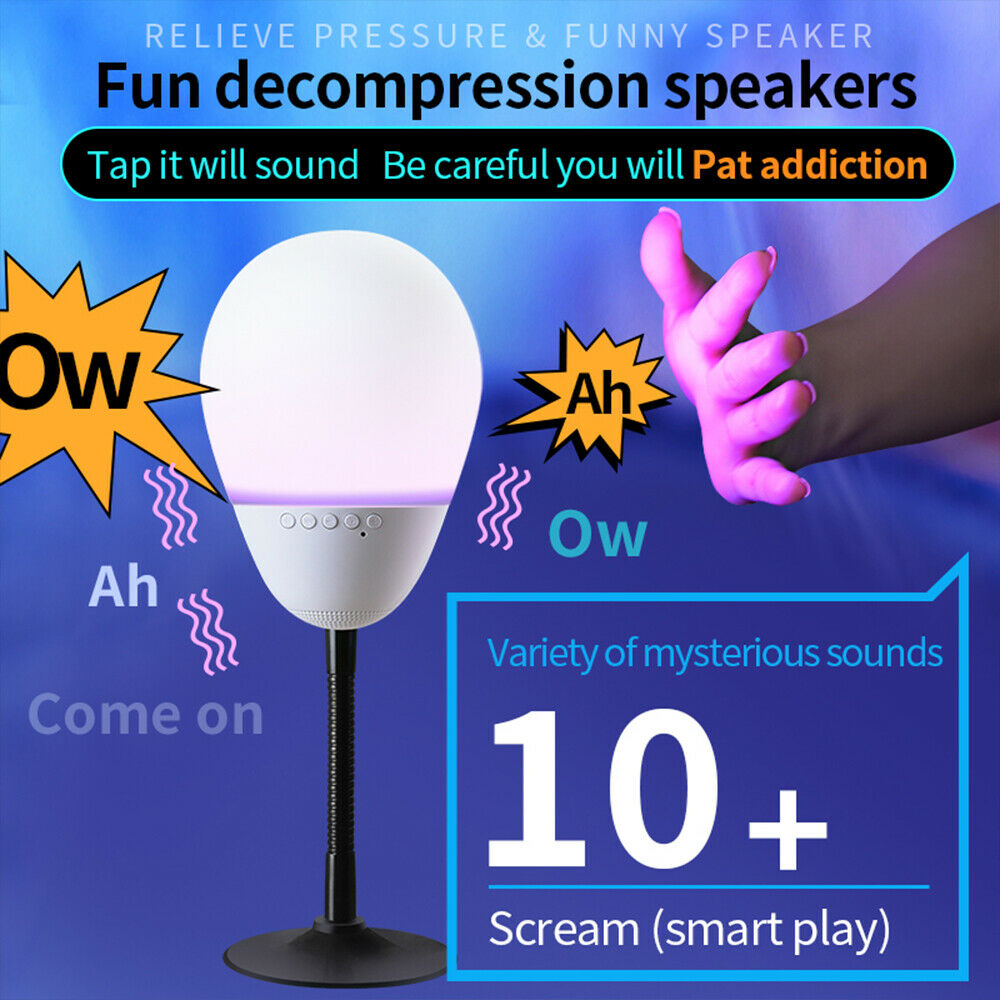 Bluetooth Sound Speaker Decompression Release Pressure Bedside Colorful Lights