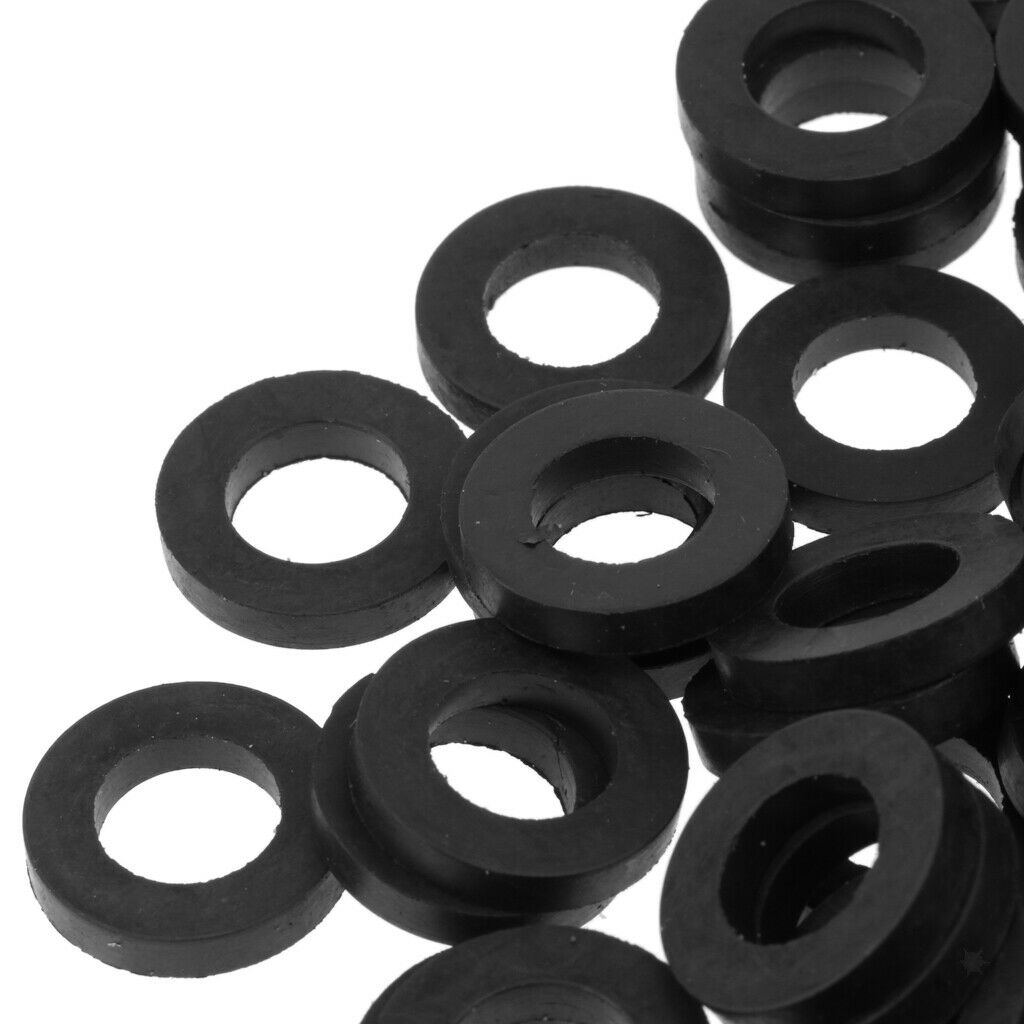 100 pcs. Flat O-ring, seals made of silicone for shower nozzles, 3/4 inch