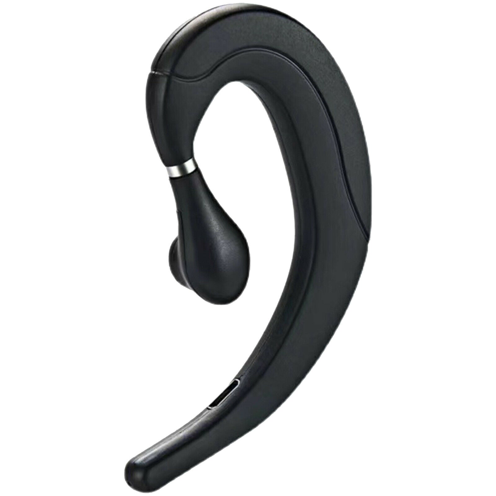 Single Bone Conduction Earpiece Hands Free Lightweight Earphone Cell Phones