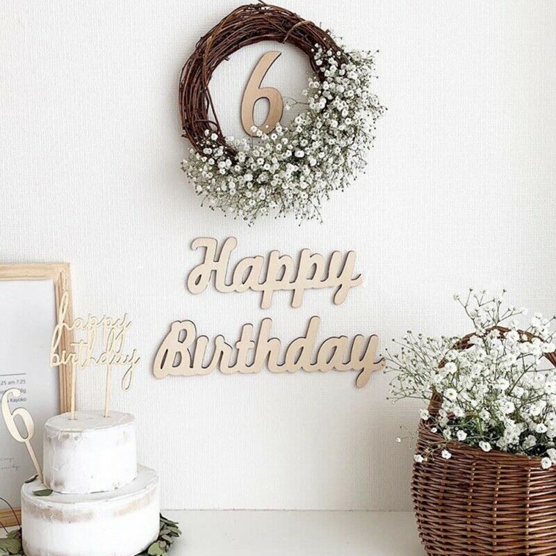 Gypsophila Garland Ornament Artificial Rattan Floral Wreath Wall Pendant DryA8V8
