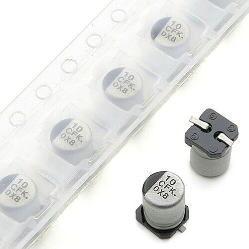 [100pcs] EEEFK1C100R 10uF 16V -4X5.8L SMD