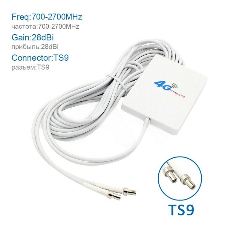 4G LTE Antenna TS9 Connector 4G LTE Antenna External WiFi Antenna Signal BoostB7