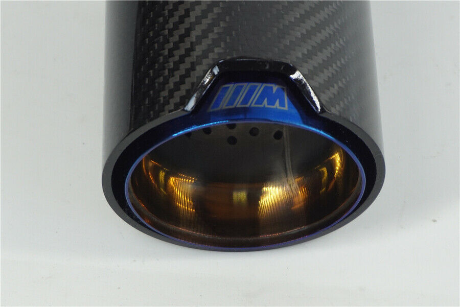 2.6'' Stainless Steel Carbon Fiber Exhaust Tip For BMW F87 F80  F82 F83 F12 F13