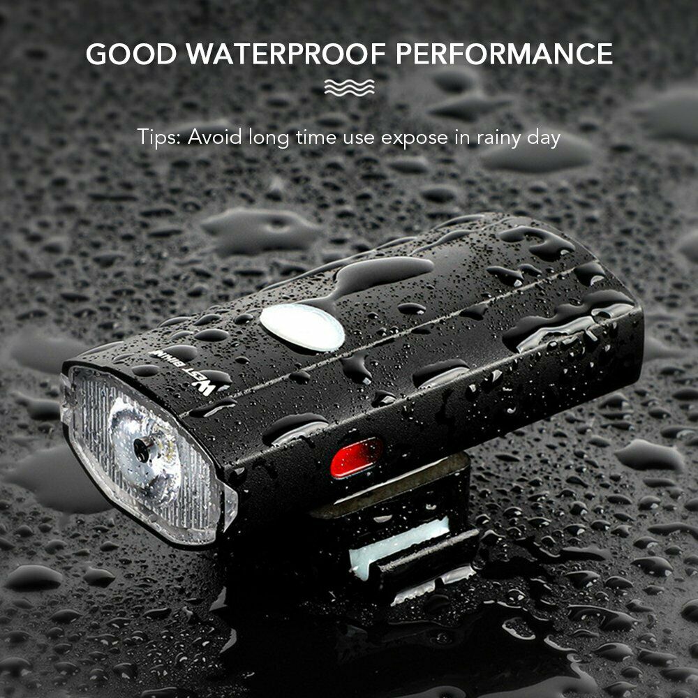 USB Rechargeable Flashlight Bike MTB Light Cycling Helmet Headlight Rear Lamp