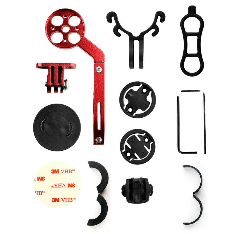 Mountain Bike Bicycle Handlebar Clamp Extension Bracket for Odometer Camera Lamp