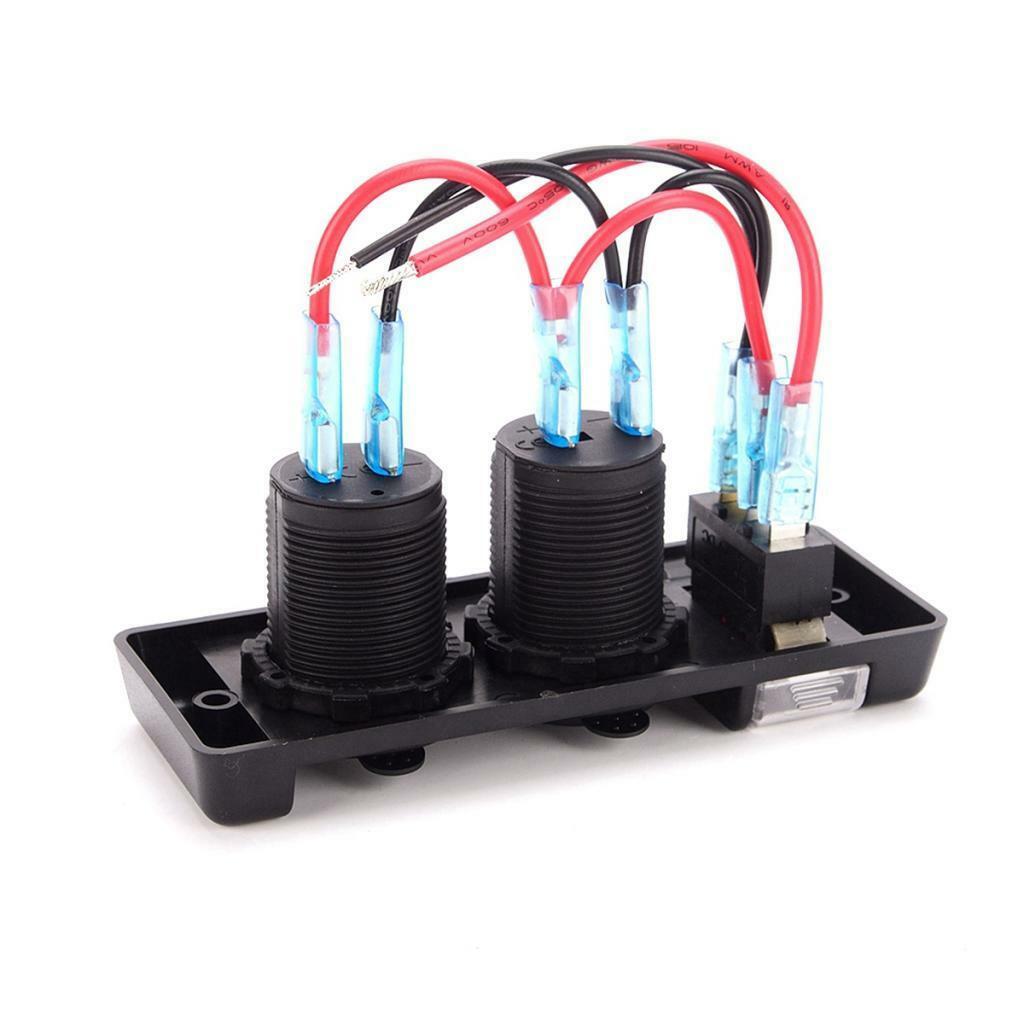 Universal Charging Socket Cigarette Lighter 12V USB for ATV Motorcycle