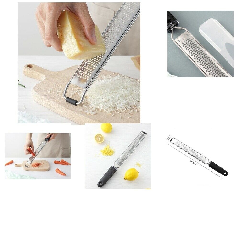 1Pcs Ginger Grater Cheese Grater Zester Hand Held Flat Grater Stainless Steel