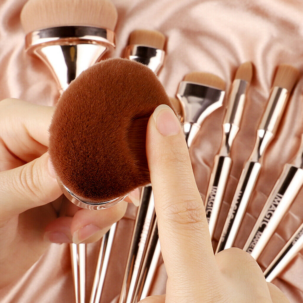 9x Brushes Makeup Cosmetic Professional Brush For Liquid Powder