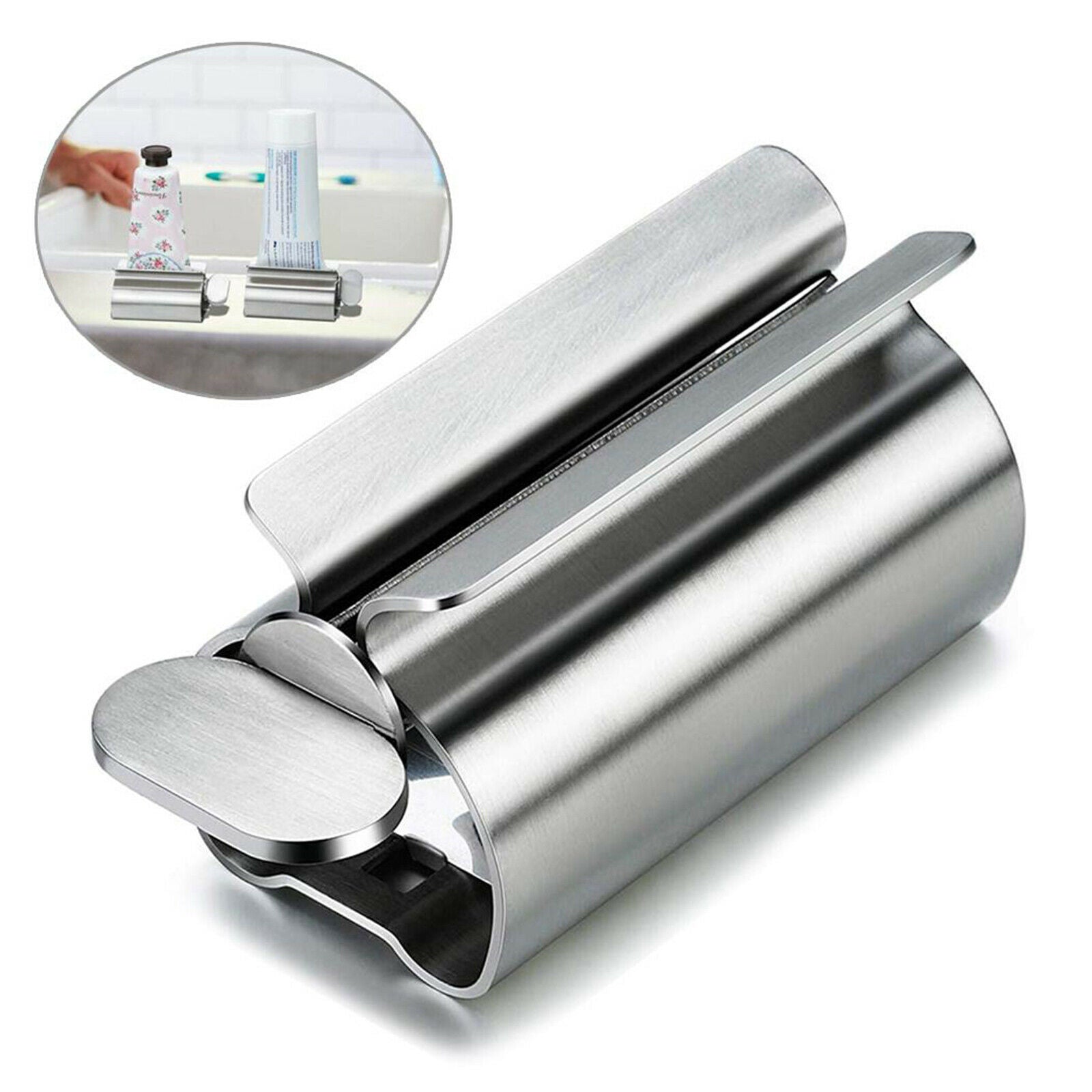 Toothpaste Squeezer Tube Squeezer Seat Holder Stand Saves Toothpaste