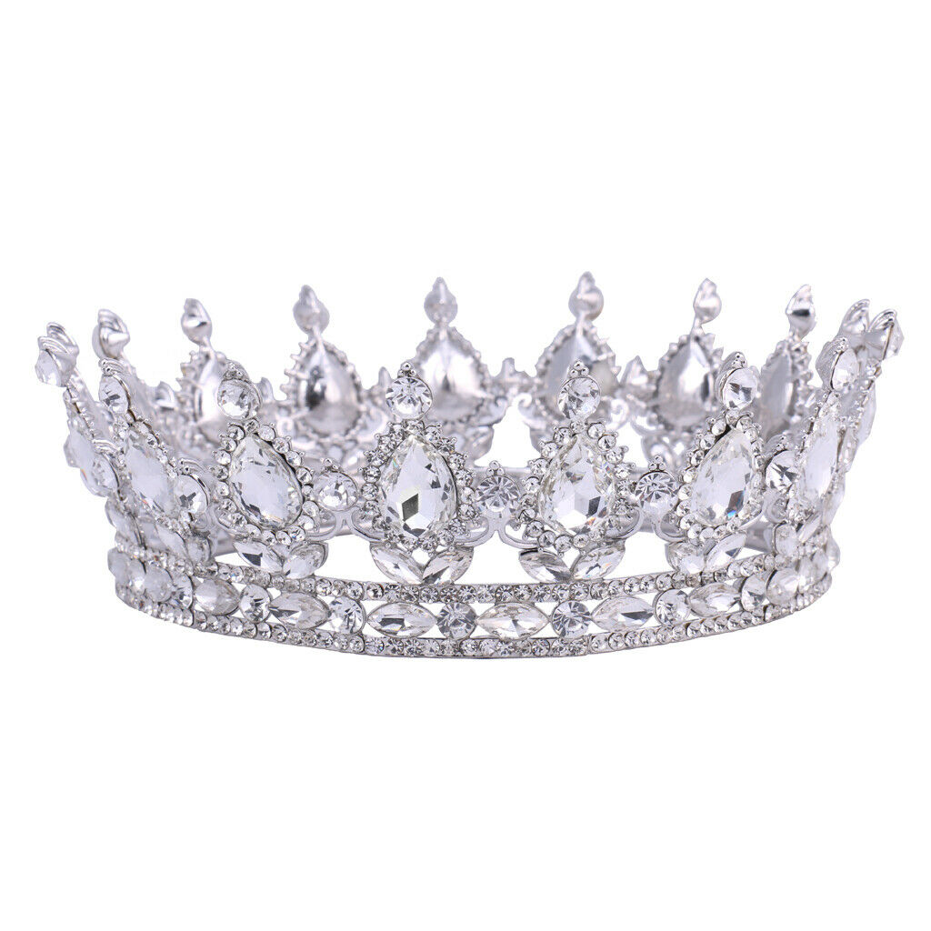Sparking Full Crystal Wedding Bridal Hair Tiara Crown Headband Hair Jewelry