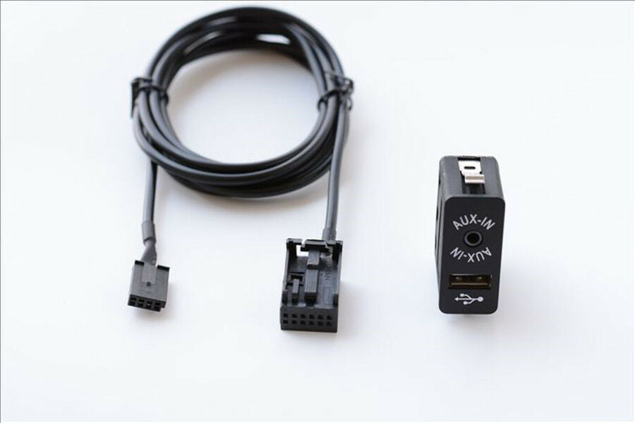 12 Pin  AUX USB Interface Port Panel For BMW E39 E53 X5 Z4 E85 E86 X3 E83