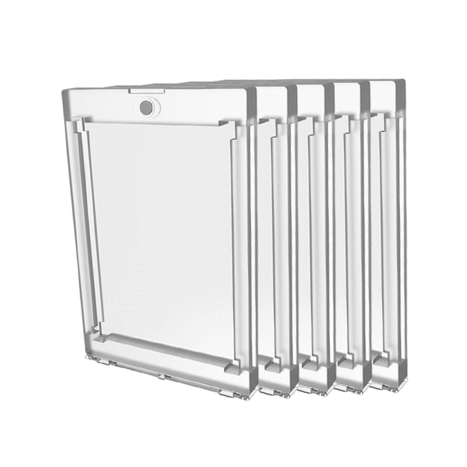 Pack of 5 Card Holder Transparent Sheets Individual for Basketball Storage