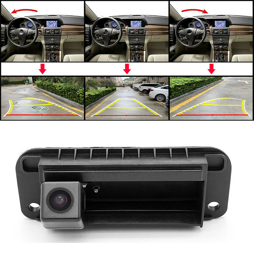 Car Trunk Handle Rear View Camera NTSC For Mercedes Benz C W204 C180 C200 C260