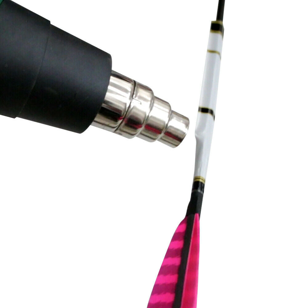 Pack of 60 Pieces Durable Heat Shrinkable Archery Arrow Wraps 19.5 x 2cm