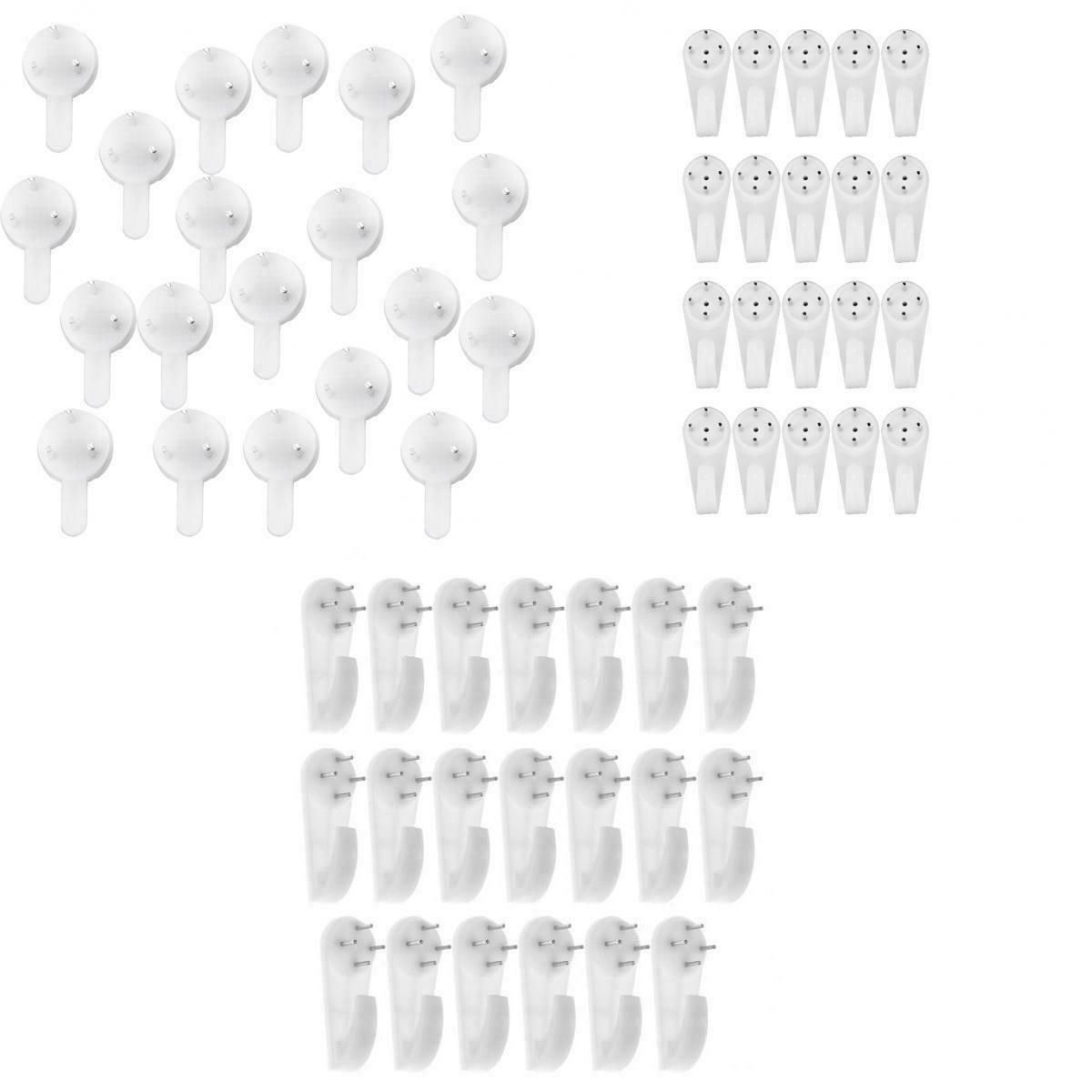 60x Invisible S M XL Hardwall Picture Frame Mirror Hanger Hanging Hooks