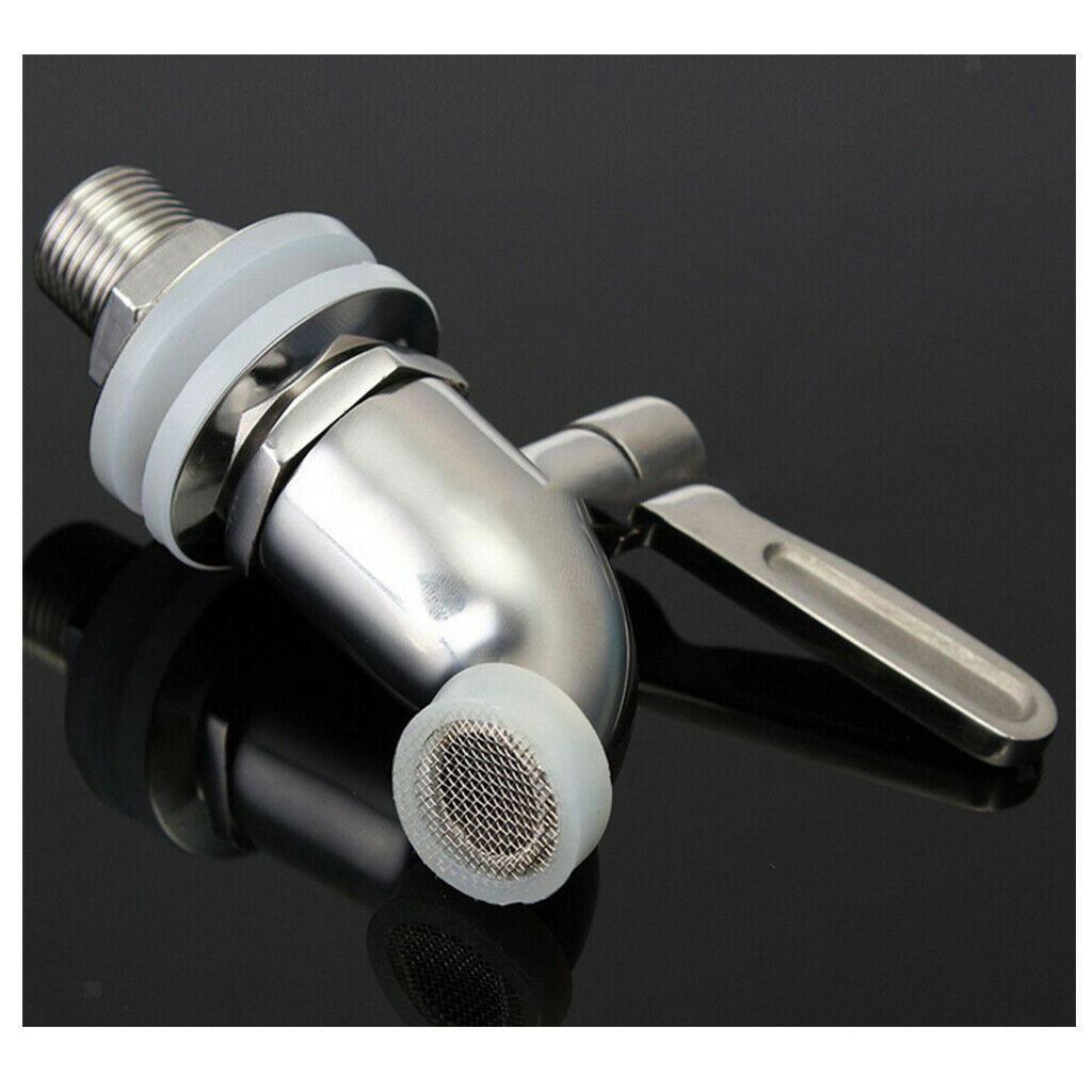 Stainless Steel Beer Beverage Dispenser Faucet Spigot Tap for Bar Pub Party
