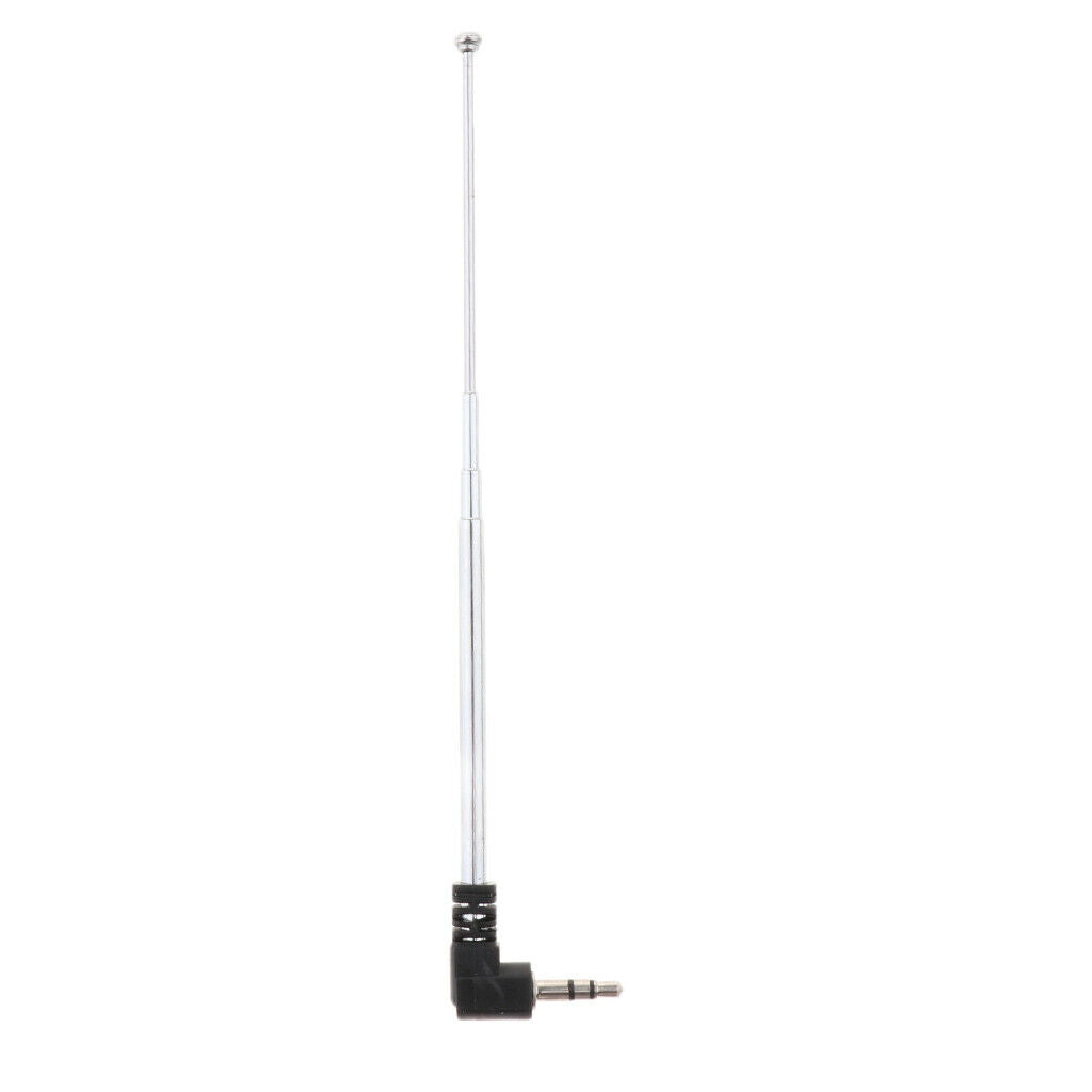 4 section stainless steel radio telescopic antenna with 3.5mm connector