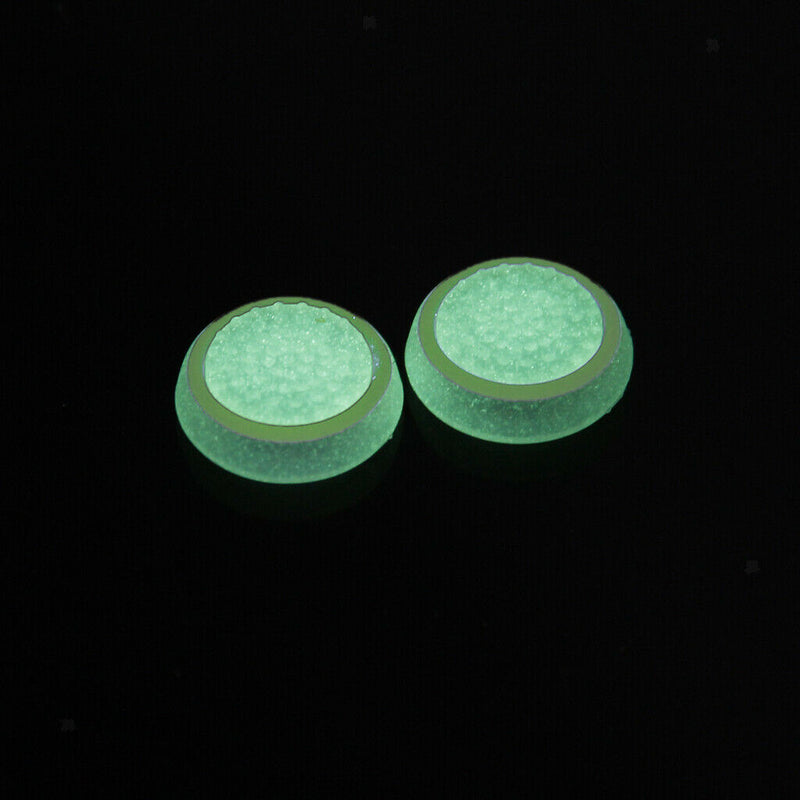 2x 2Pcs Green Luminous Glow in the Dark Joystick Thumbstick Caps for Sony PS4