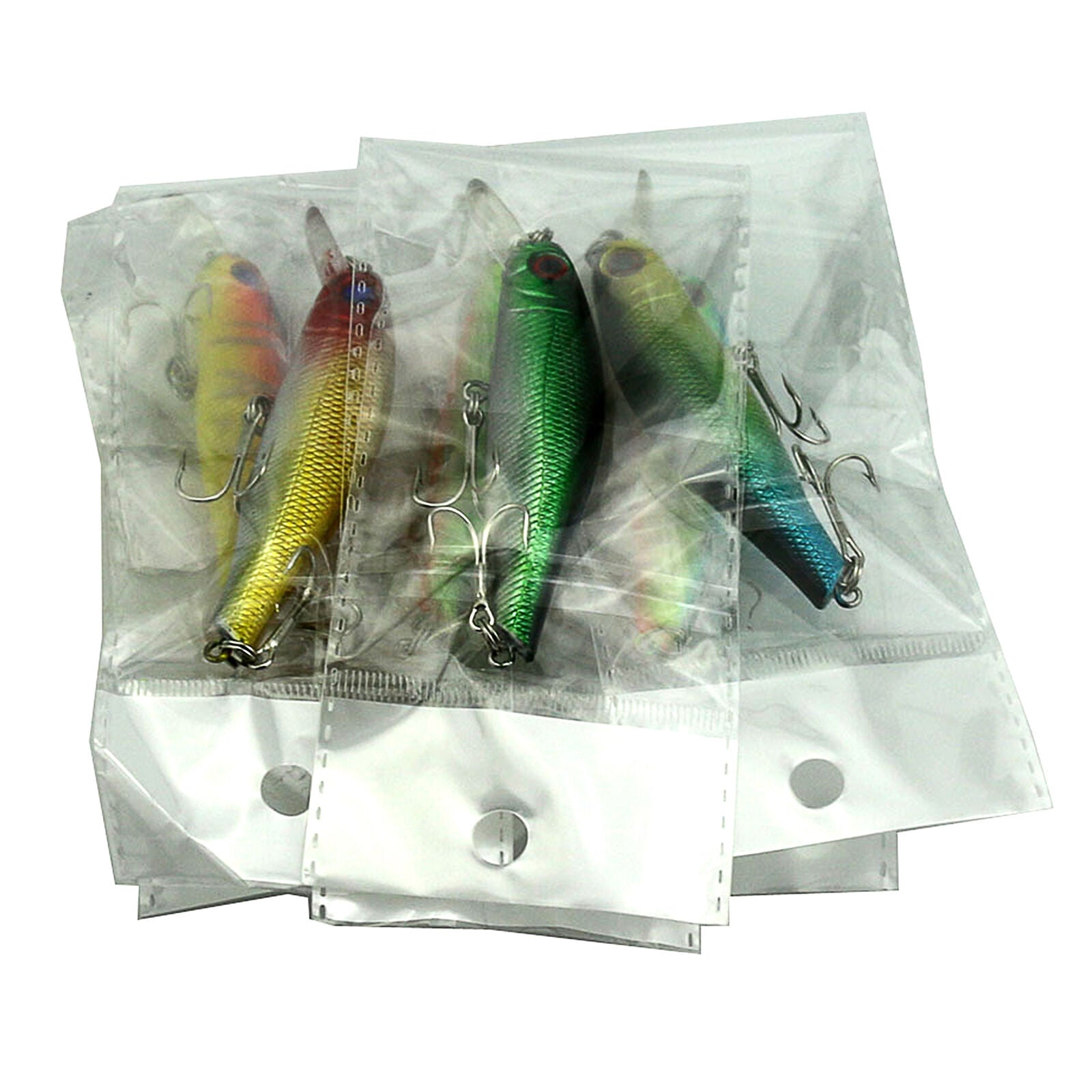 6 PCS 6# Hooks Minnow Fishing Lure Set Hard Lure Bait 8.5cm/8.9g