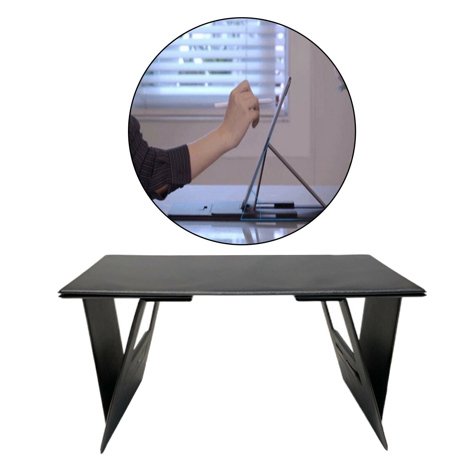 Laptop Stand Foldable Compatible with 10-17" Laptops for Work Home Sofa
