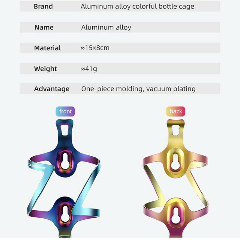 Bicycle Alloy Colorful Bottle Cage Cycling Bike Drink Rack Holder Bracket.l8
