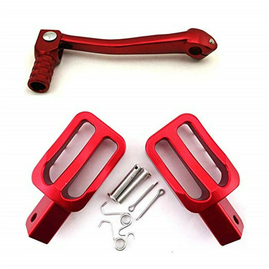Footpeg + Shift Lever For Motorcycle Dirt Bike CRF50 XR50 PW50 PW80 KLX110 TTR50