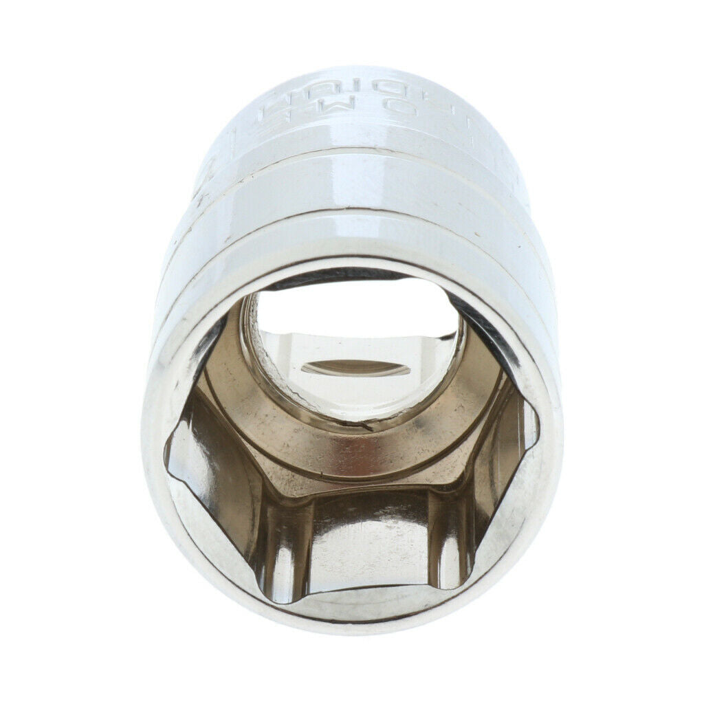 2pcs Short 1/2" Drive Socket Metric Hexagonal Chrome Winding Vanadium Part