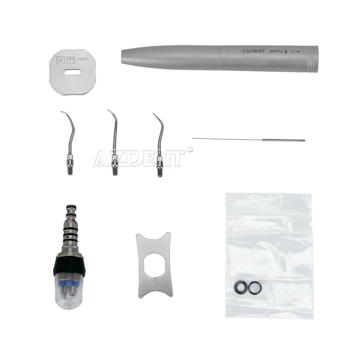 2 X Dental Air Scaler Handpiece SS-MF + MULTIflex Coupling fit Kavo SONICflex