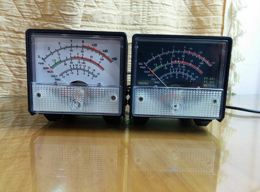 Black External S Meter/SWR/Power Meter for Yaesu FT857/FT897 Metal Case