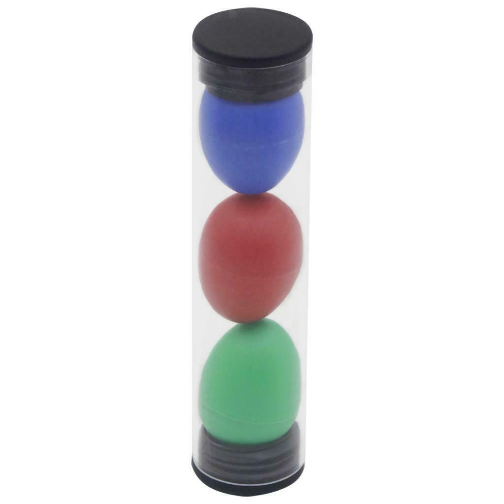 Plastic Percussion Musical Egg Maracas Egg Shakers Random Color