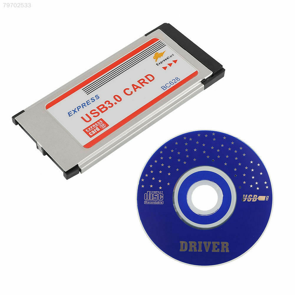39BE Express Card ExpressCard 34mm to Dual 2 Ports 2Ports USB 3.0 card BC628 L60