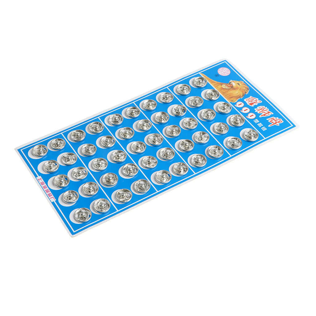 50 pairs of sew on metal snap fastener snap fasteners DIY sewing craft 10mm